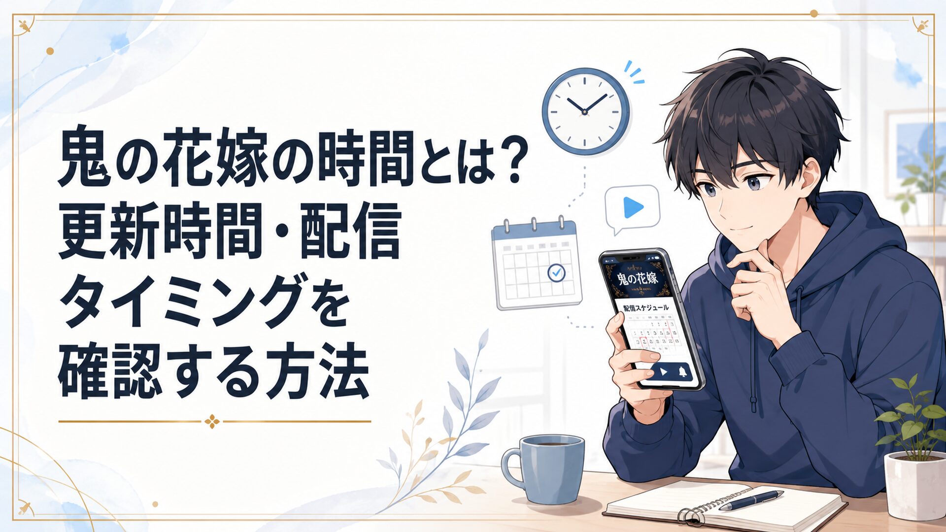 鬼の花嫁の上映時間と配信タイミングをスマホで確認する読者